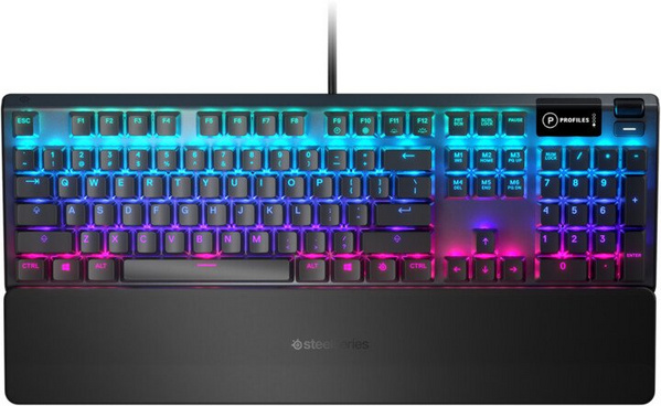 Tastierë SteelSeries Apex 5, RGB, US, e zezë