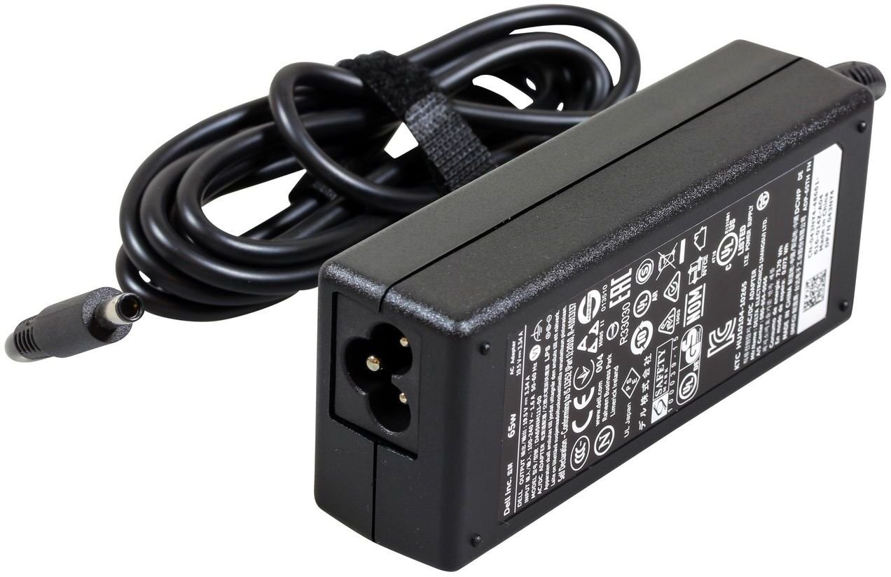 Adapter karikues Dell AC 65W, 19.5V, 3 pin, konektor 4.5mm