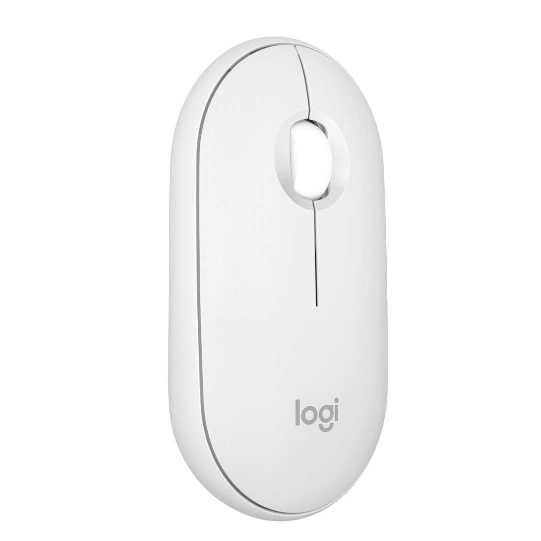 Maus Logitech Pebble 2 M350s, RF Wireless + Bluetooth, 4000 DPI, i bardhë