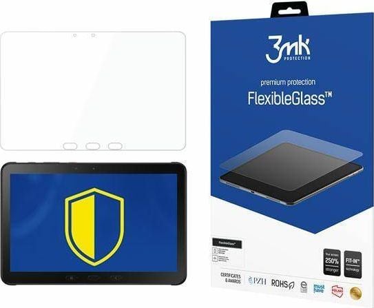 Xham mbrojtës 3MK FlexibleGlass për Samsung Galaxy Tab Active 2019, 0.2mm, transparent