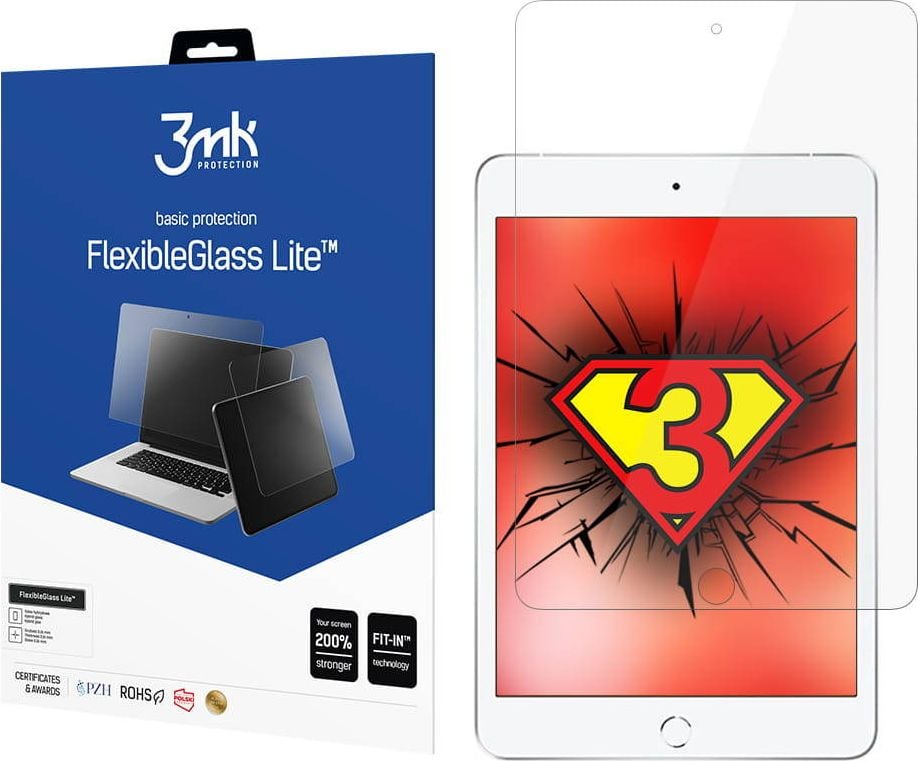 Folie mbrojtëse 3MK FlexibleGlass Lite për Apple iPad 10.2" gjenerata 8 11, 0.16mm