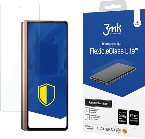 Mbrojtës ekrani 3MK FlexibleGlass Lite, për Samsung Galaxy Z Fold 2 5G, 0.16mm, transparent