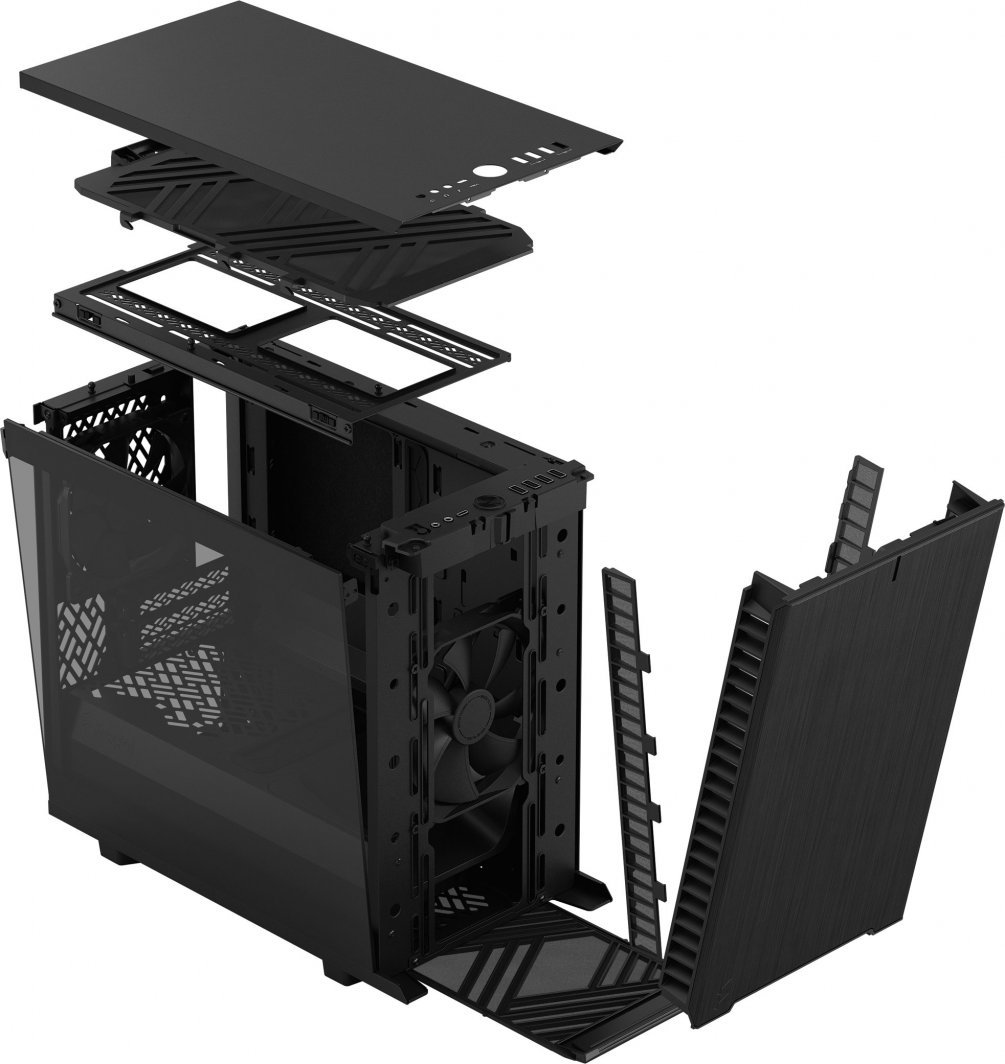 Kasë Fractal Design Define 7 Nano TG Light Tint, Micro Tower