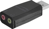 Kartë zanore e jashtme Speedlink Vigo USB, stereo, me hyrje për mikrofon, e zezë