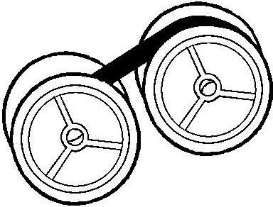 Shirit për makinë shkrimi Triumpf Adler 1210, GR. 51U, i kuq / zi