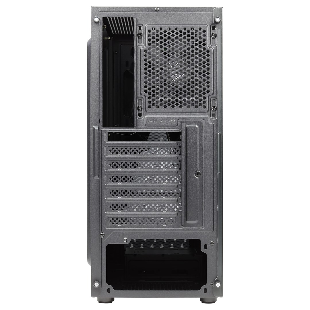Kasë PC Aerocool Delta RGB, mini tower, panel anësor akrilik, e zezë