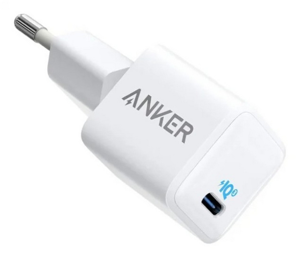 Karikues Anker PowerPort III Nano (A2633G22), 1xUSB-C, 3 A, i bardhë