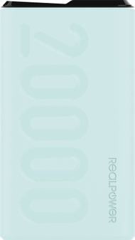 Powerbank Realpower PB-20000PD (323373), i kaltër