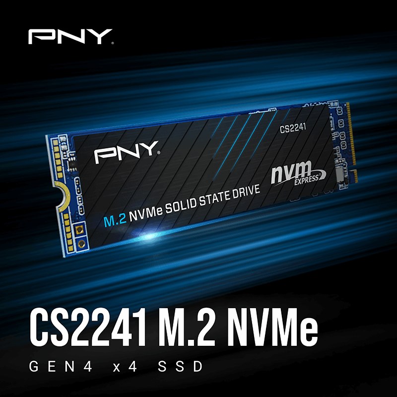 Disk SSD PNY CS2241, 512GB, M.2 NVMe PCIe 4.0, 3D NAND
