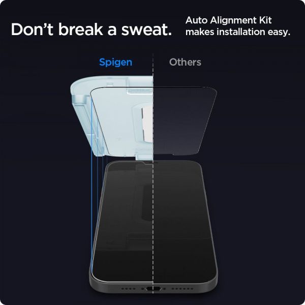 Xham mbrojtës SPIGEN GLAS.TR "EZ FIT" për IPHONE 12 PRO MAX
