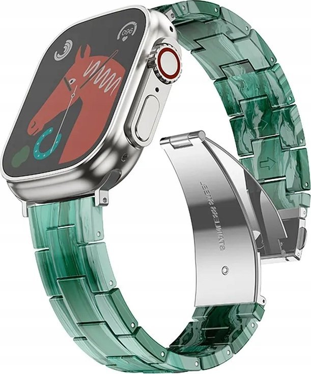 Rrip dore Forcell F Design FA04 Resin Marble, për Apple Watch 38 40 41, rezinë plastike, çelik inox