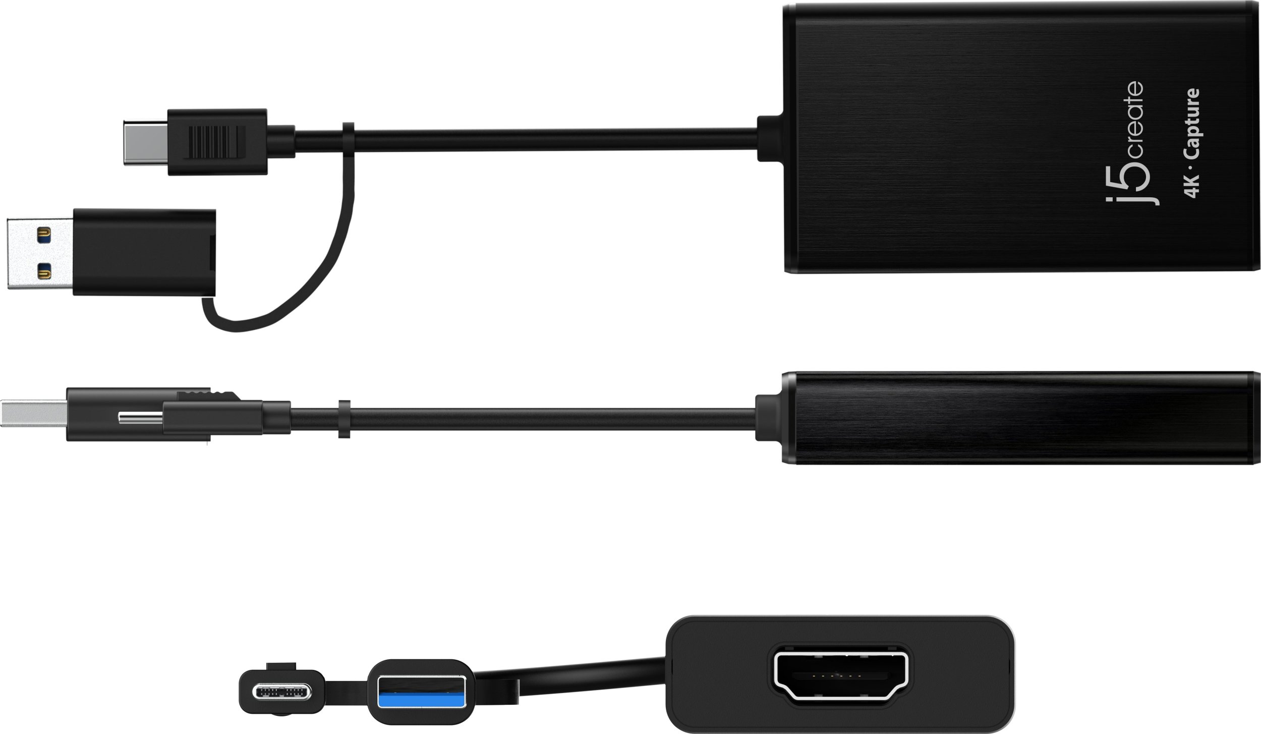 Kartë kapëse video J5create JVA11-N, 4K HDMI, USB 3.2, gri