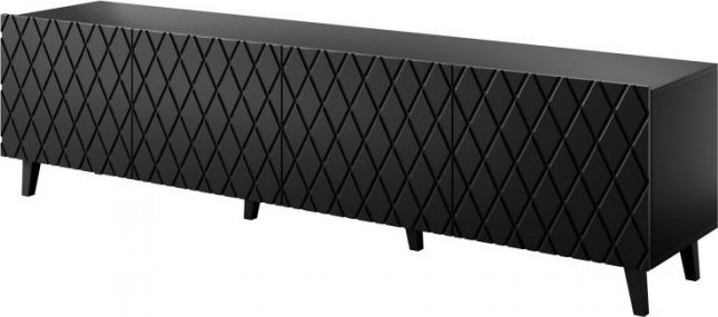 Kabinet TV Merle Asti Bed, 200x42x52 cm, i zi mat