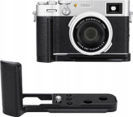 Gripi për kamerë JJC HG X100VI, me battery grip, i zi