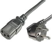 Kabllo rryme MicroConnect Power Cable, 1m, IEC320 C13, e zezë