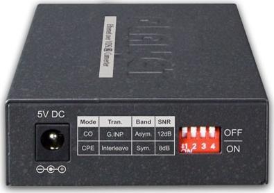 Konvertues rrjeti Planet 1 port, 10/100/1000T Ethernet, metalik