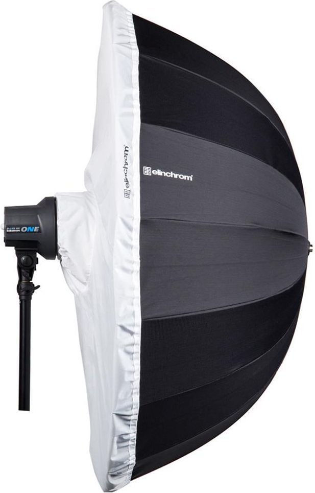Difuzor transparent për ombrellë Elinchrom Deep 125cm E26762, për fotografi, i bardhë