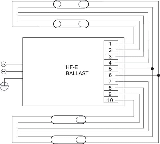 Електронски баласт Филипс HF-E II 418 TL-D, 4x18W, 220-240V, бел