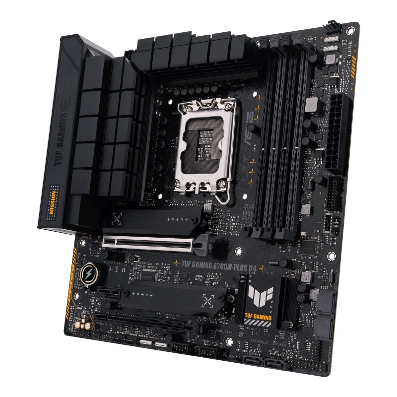 Pllakë amë ASUS TUF Gaming B760M-PLUS D4 Intel B760 LGA 1700 micro ATX