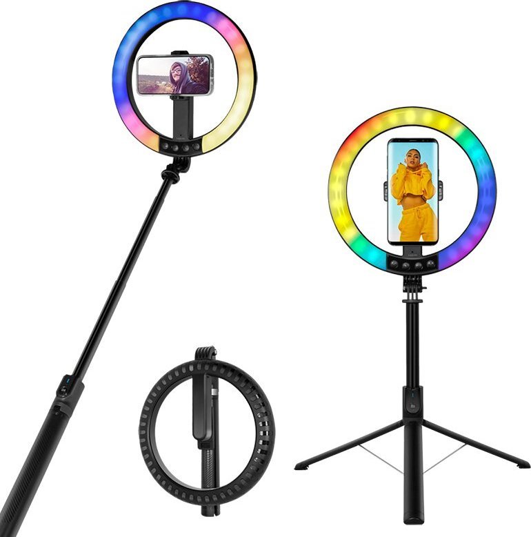 Selfie stick me ring light LogiLink DM, 20cm, LED, i zi