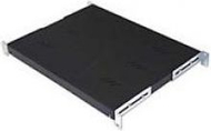 Rafte rack Triton 1U, me perforim, 650mm, i zi