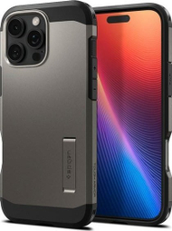 Mbrojtëse telefoni Spigen Tough Armor AI MagFit, për iPhone 16 6.3", e zezë