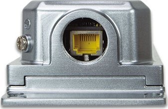 Extender rrjeti PLANET IPOE-E302, industrial PoE, IP67, i zi gri