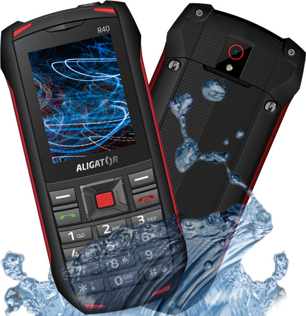 [OUTLET] Celular Aligator R40 eXtremo, i zi / kuq