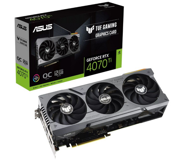 Kartë grafike ASUS TUF Gaming NVIDIA GeForce RTX 4070 Ti, OC, 12 GB GDDR6X