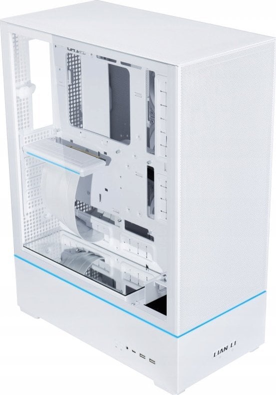 Kuti kompjuterike Lian Li SUP-01, Small Form Factor, mesh vertikale, e bardhë