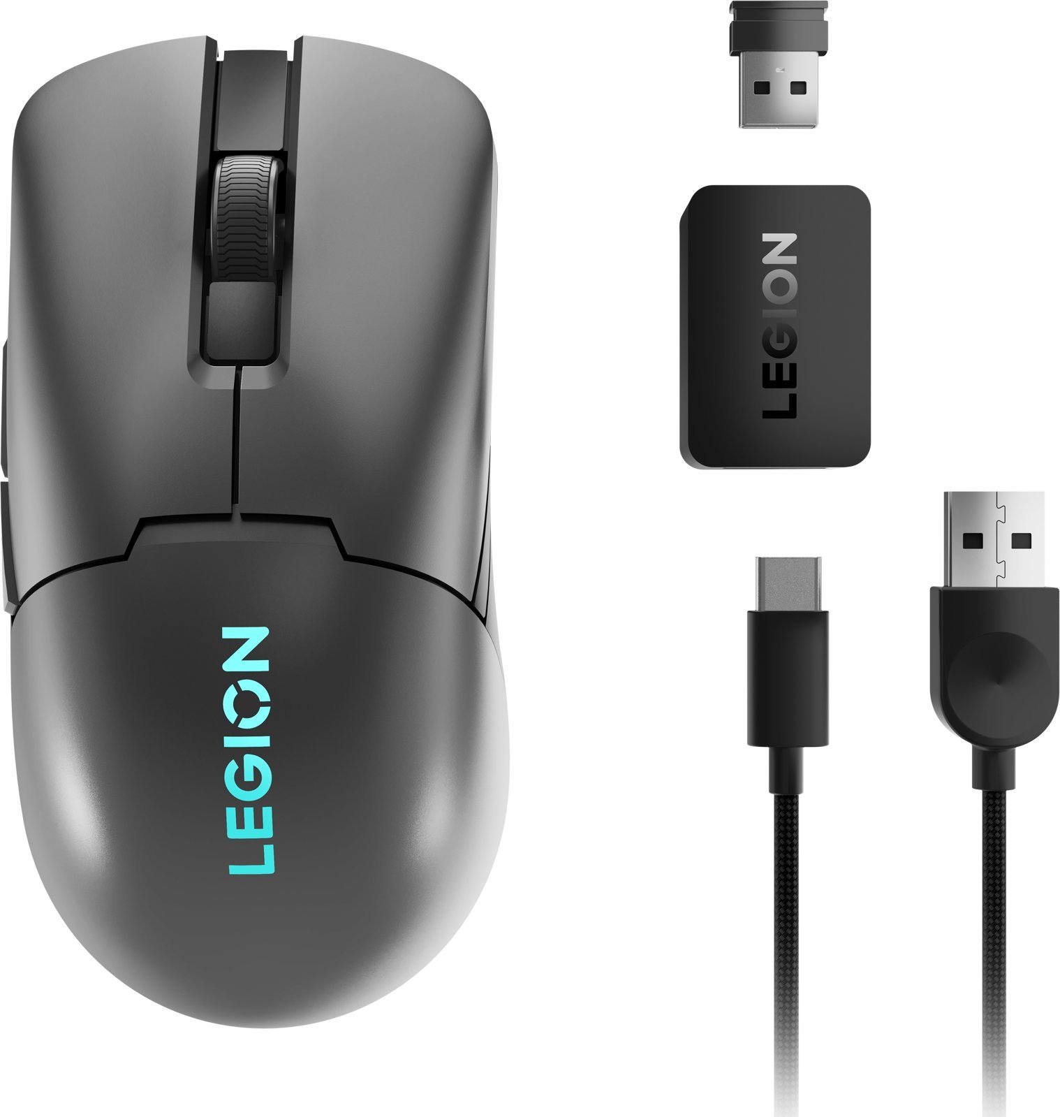 Maus gaming Lenovo Legion M600s Qi, wireless Bluetooth USB, 19000 DPI, i zi