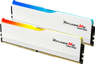 Memorie RAM G.Skill Ripjaws M5 Neo RGB DDR5, 32GB 6000MHz CL36, Dual Channel AMD EXPO, e bardhë RGB