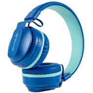 Kufje mbi vesh Bluetooth Tellur Buddy, Kids mode, 15 orë, blu