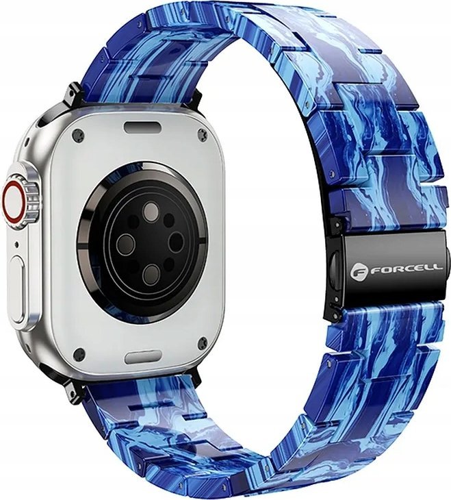 Rrip ore Forcell F-design FA04, për Apple Watch 42 44 45, resin mermeri, shumëngjyrësh