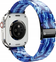 Rrip ore Forcell F-design FA04, për Apple Watch 42 44 45, resin mermeri, shumëngjyrësh