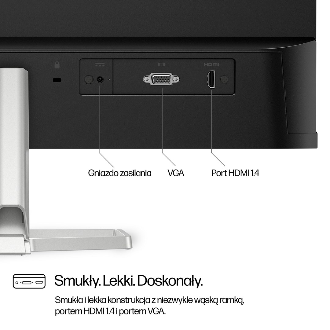 [OUTLET] Monitor HP 23.8-inch Series, 23.8", 1920 x 1080, 100 Hz, i argjendtë