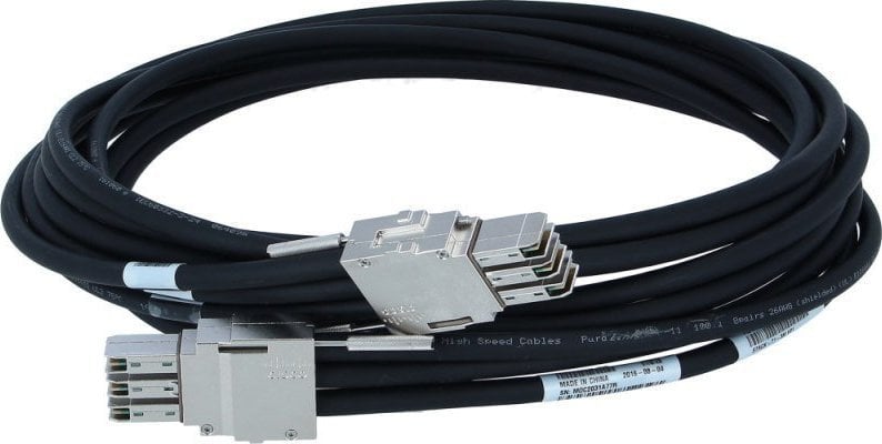 Kabllo rrjeti Cisco STACK-T3-3M, stacking 3m, zi dhe gri