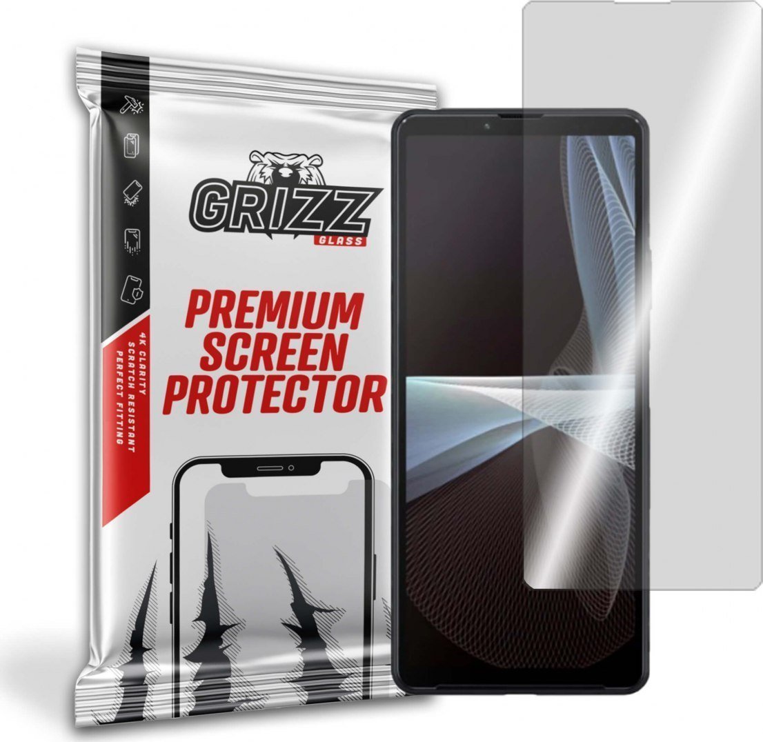Xham mbrojtës hibrid GrizzGlass për Sony Xperia 10 III 5G, transparencë e lartë