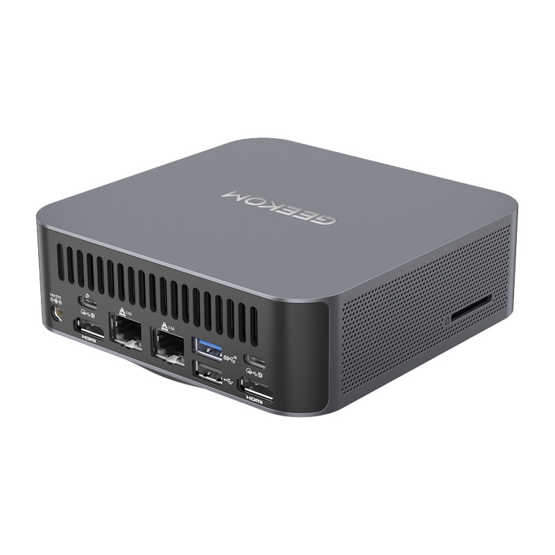 Mini PC GEEKOM GT1 MEGA, Intel Core Ultra 9 185H, 16GB RAM, 1TB SSD, gri 2