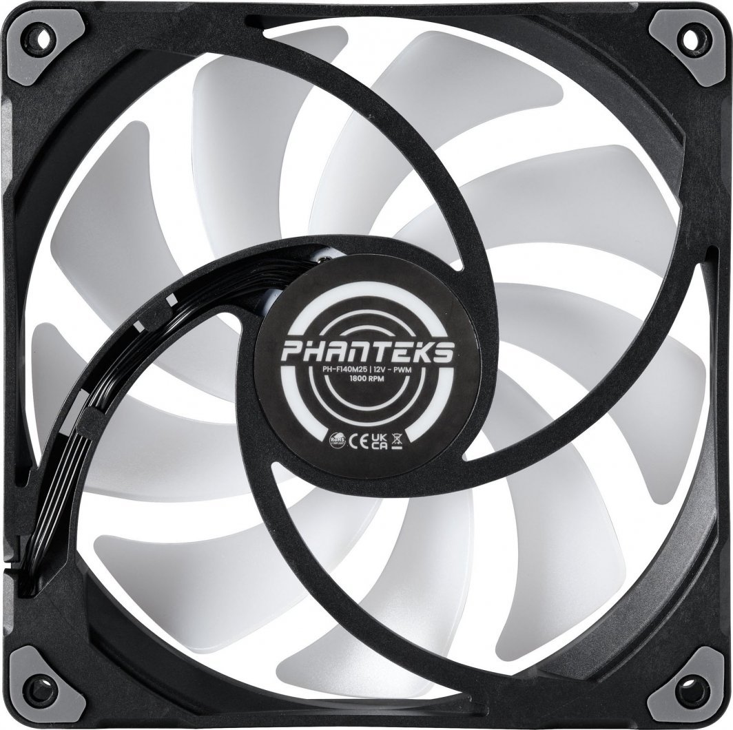 Ftohës Phanteks M25-140 D-RGB (PH-F140M25_DRGB_PWM_BK01), 140 mm