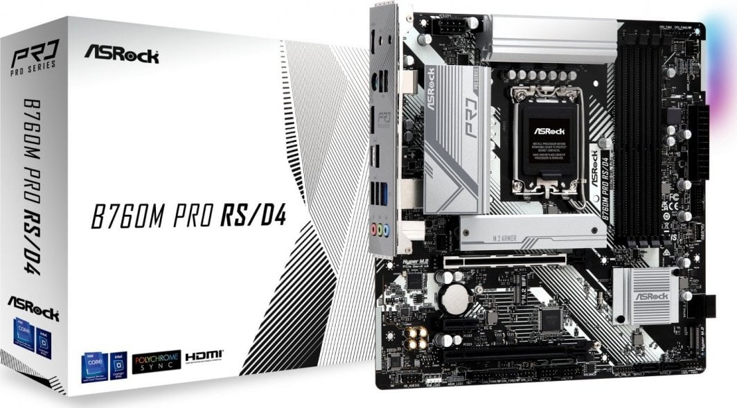 Pllakë amë ASRock B760M PRO RS/D4