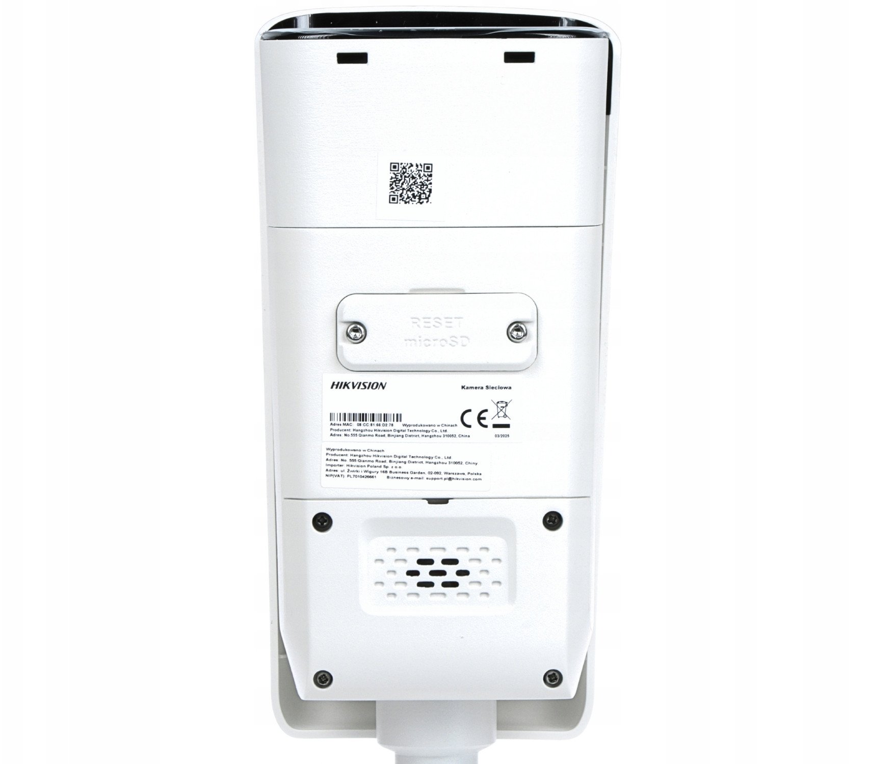 Kamerë IP Hikvision DS-2CD2643G2-LIZS2U/SL, 4MP, lente motozoom 2.8-12mm, e bardhë