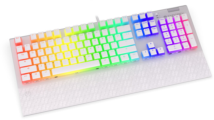Тастатура Endorfy Omnis Pudding Onyx White Brown, Kailh Brown, US