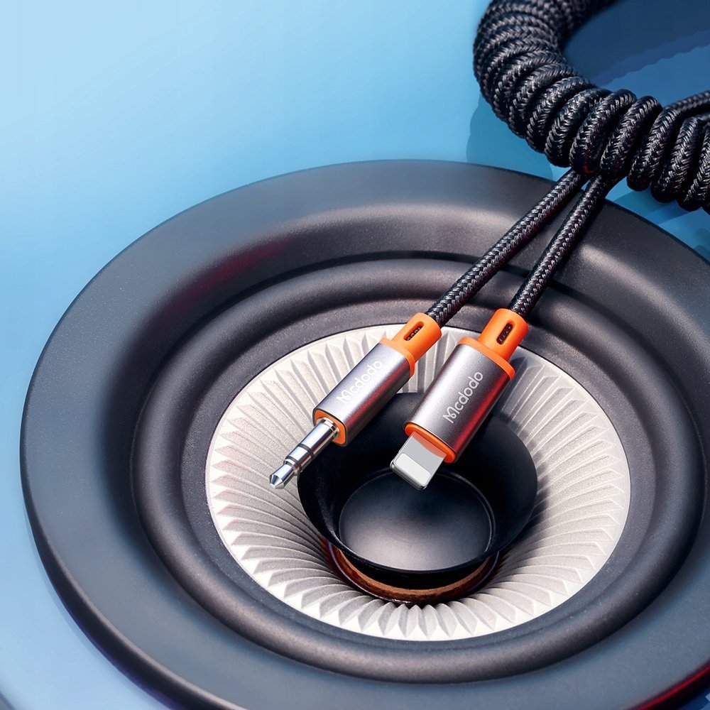Kabllo audio Mcdodo CA-0890 Lightning në 3.5 mm, 1.8 m, i zi