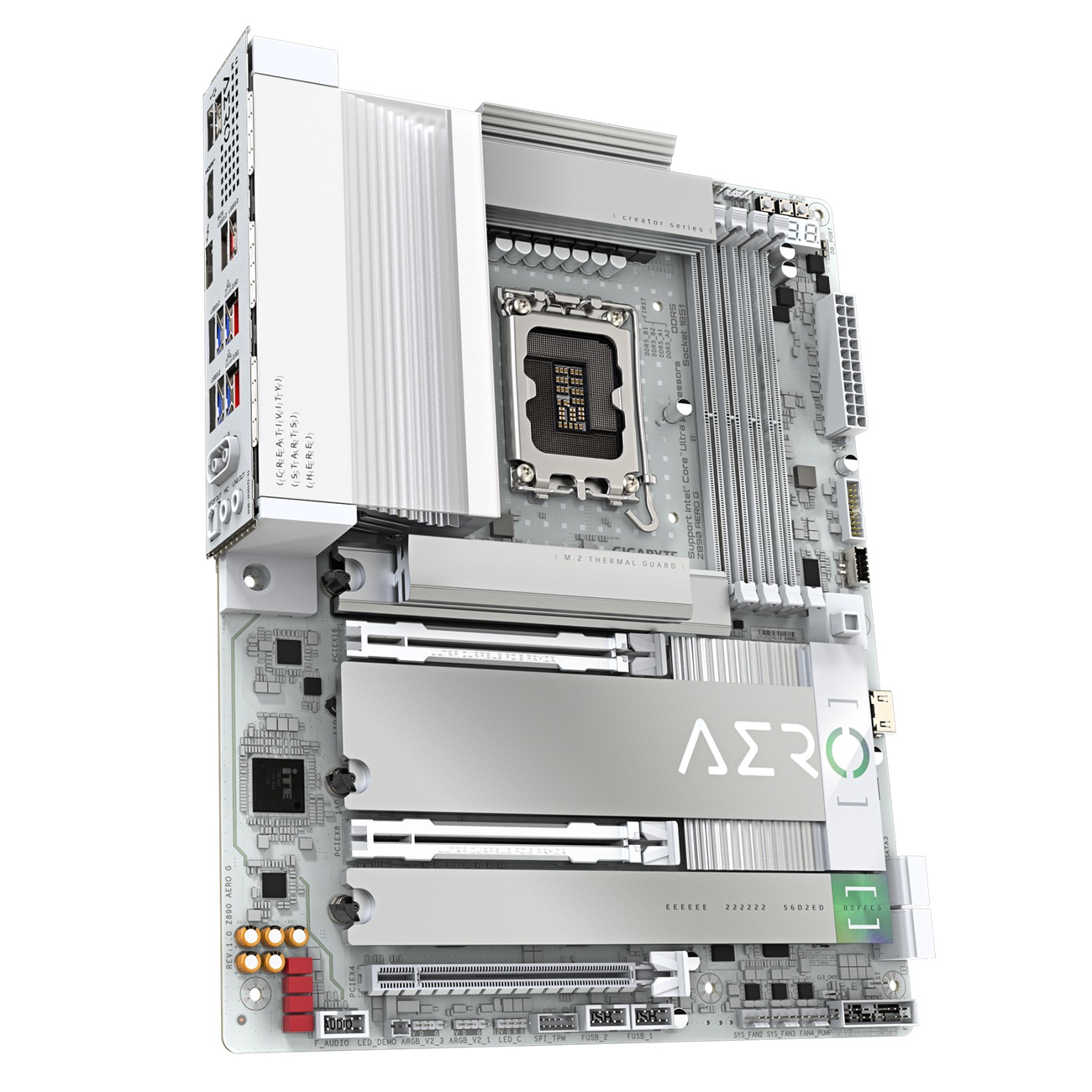 Pllakë amë Gigabyte Z890 AERO G, ATX, LGA 1851, DDR5, e bardhë
