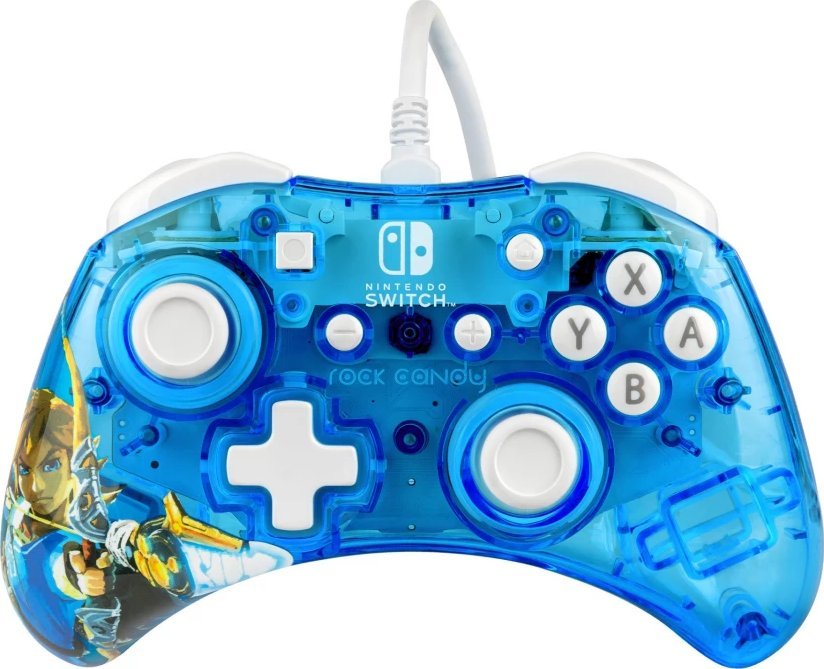 Kontroller PDP Rock Candy Mini Zelda, me kabllo, i kaltër
