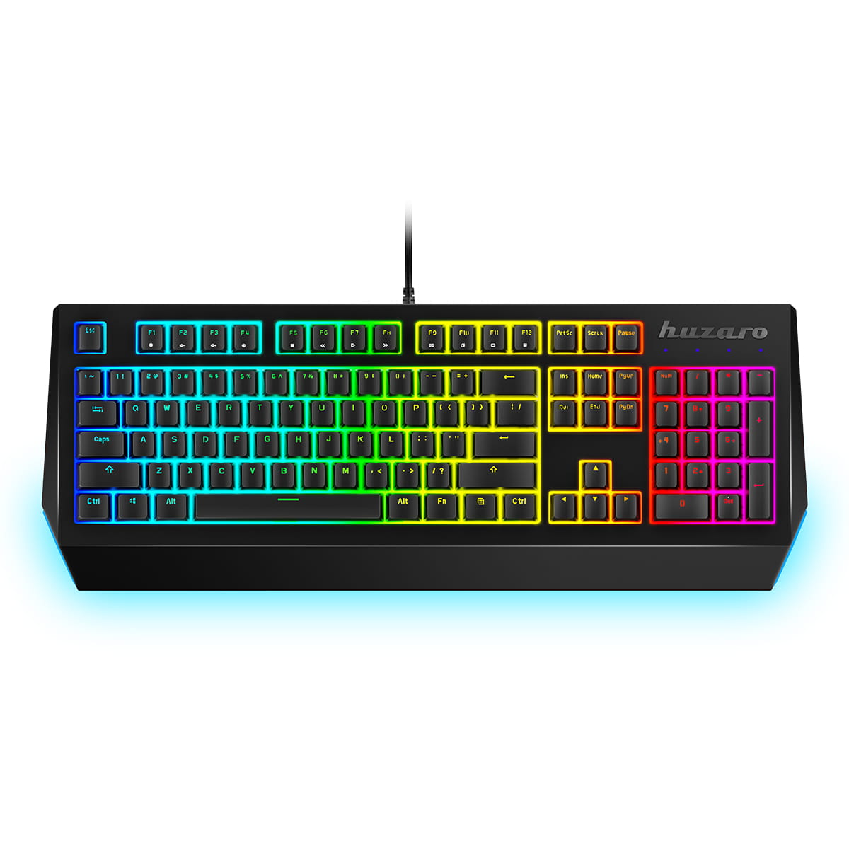 Tastierë gaming Huzaro HZ-ROCKET 4.0, RGB, e zezë