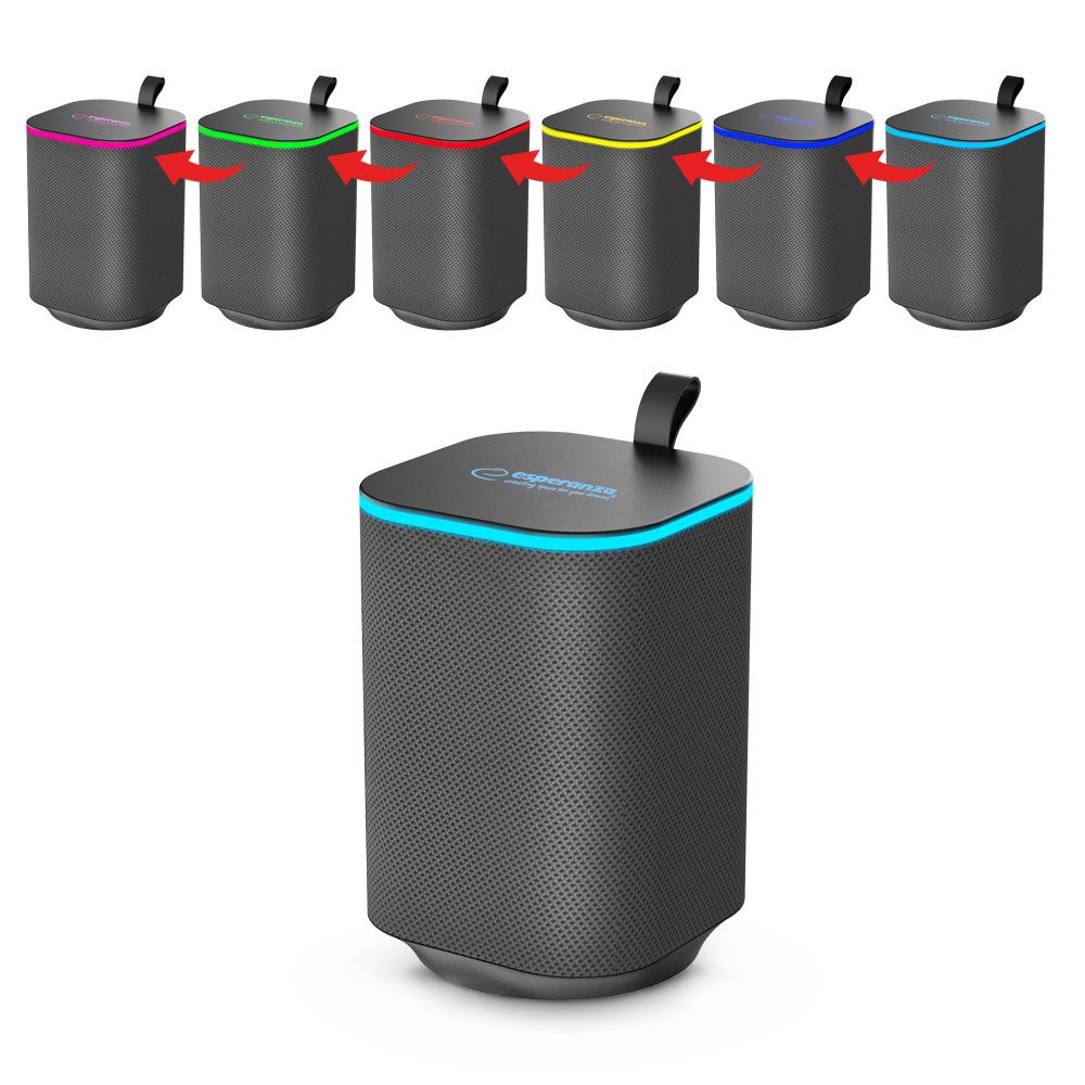 Altoparlant Bluetooth Esperanza EP155 BT FM LED RGB Speaker 10W