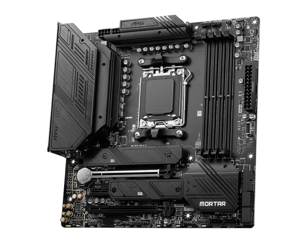 Pllakë amë MSI MAG B650M Mortar WIFI, Micro-ATX, DDR5, AMD AM5