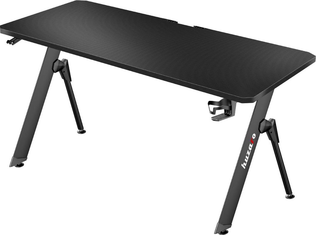 Tavolinë për kompjuter Huzaro Hero 2.8, 140 cm x 60 cm, e zezë